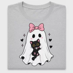 Ghost Cat DTF Transfer
