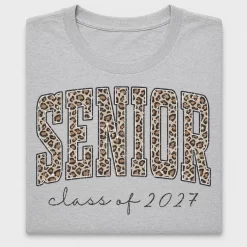 Senior Class Of 2027 Leopard DTF Transfer