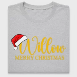 Personalized Willow Merry Christmas DTF Transfer