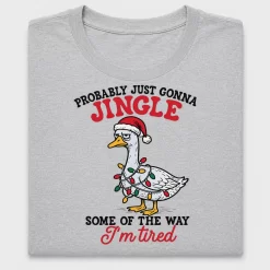 Funny Christmas Goose DTF Transfer