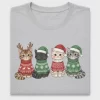 Christmas Cats in Holiday Sweaters DTF Transfer