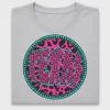 Neon Leopard Texas Circle DTF Transfer