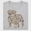 Camo Bulldog Silhouette DTF Transfer