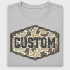 Vintage Distressed Camo DTF Transfer