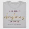 Our First Christmas Engaged DTF Transfer