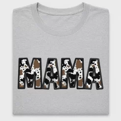 Cowhide Mama DTF Transfer Design