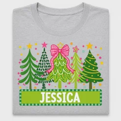 Personalized Christmas Trees DTF Transfer
