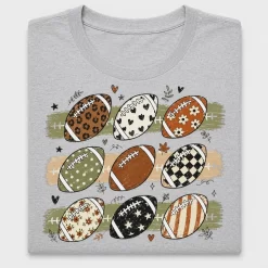 Retro Football Patterns DTF Transfer