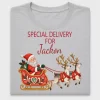 Personalized Santa Sleigh DTF Transfer