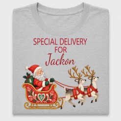 Personalized Santa Sleigh DTF Transfer