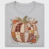 Patchwork Pumpkin Fall DTF Transfer