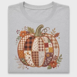 Patchwork Pumpkin Fall DTF Transfer