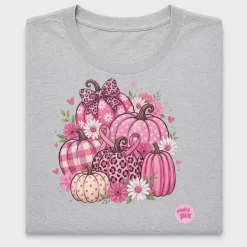 Pink Pumpkin Leopard Floral DTF Transfer
