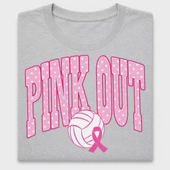 Pink Out Volleyball DTF Transfer