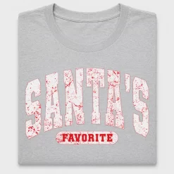 Retro Santa's Favorite Varsity DTF Transfer