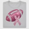 Breast Cancer Awareness Football DTF Transfer