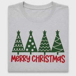 Merry Christmas Trees DTF Transfer