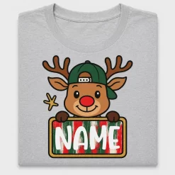 Reindeer Personalized Christmas DTF Transfer