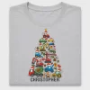 Construction Truck Christmas Tree DTF Transfer