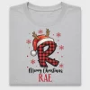 Christmas Reindeer Letter R DTF Transfer