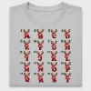 Reindeer Letter Monogram DTF Transfer