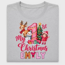 My 1st Christmas Emily DTF Transfer