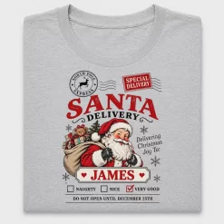 Santa Delivery Personalized DTF Transfer