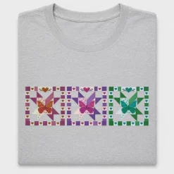 Butterfly Patchwork Quilt DTF Transfer