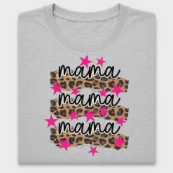 Leopard Mama Coquette Stars DTF Transfer