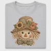 Fall Scarecrow Sunflower DTF Transfer