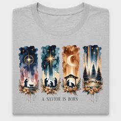 Nativity Savior Is Born DTF Transfer
