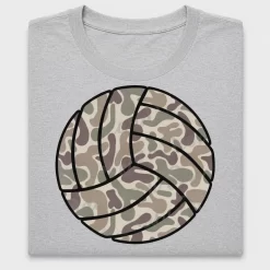 Camo Volleyball DTF Transfer Design