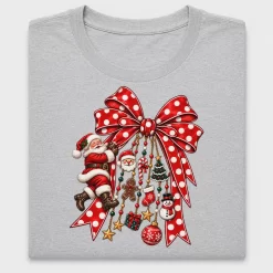 Retro Christmas Bow DTF Transfer
