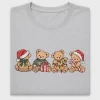 Vintage Christmas Teddy Bears DTF Transfer