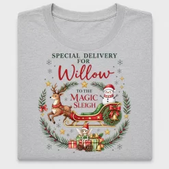 Christmas Magic Sleigh DTF Transfer