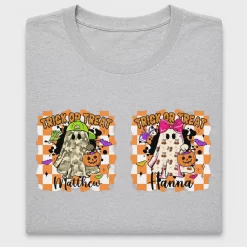 Retro Trick or Treat Ghost DTF Transfer