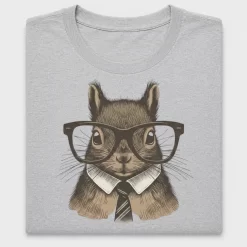 Hipster Squirrel Glasses DTF Transfer