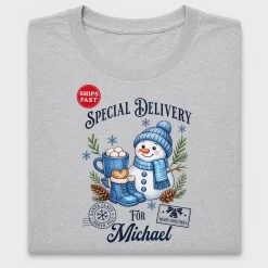 Special Delivery Snowman DTF Transfer