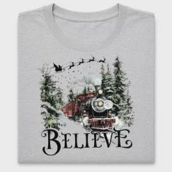 Believe Christmas Train DTF Transfer