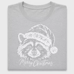 Retro Christmas Raccoon DTF Transfer