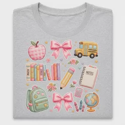 Back to School Coquette DTF Transfer
