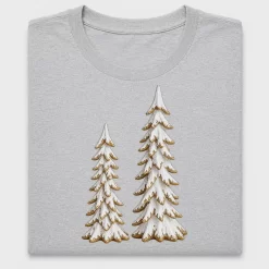 Snow Frosted Christmas Tree DTF Transfer