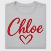 Personalized Name Heart DTF Transfer