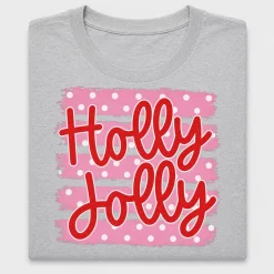 Holly Jolly Red DTF Transfer
