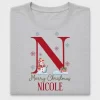 Personalized Christmas Monogram DTF Transfer