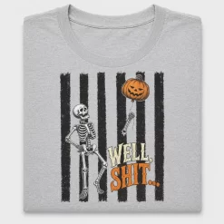 Skeleton Balloon Well Shit DTF Transfer
