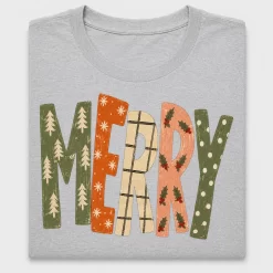 Retro Merry Bright Christmas DTF Transfer