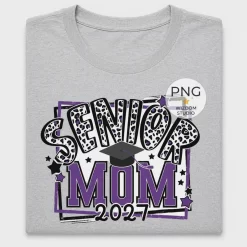 Senior Mom 2027 DTF Transfer