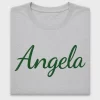 Angelia Name Script DTF Transfer