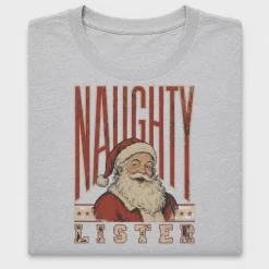 Naughty or Nice Santa DTF Transfer